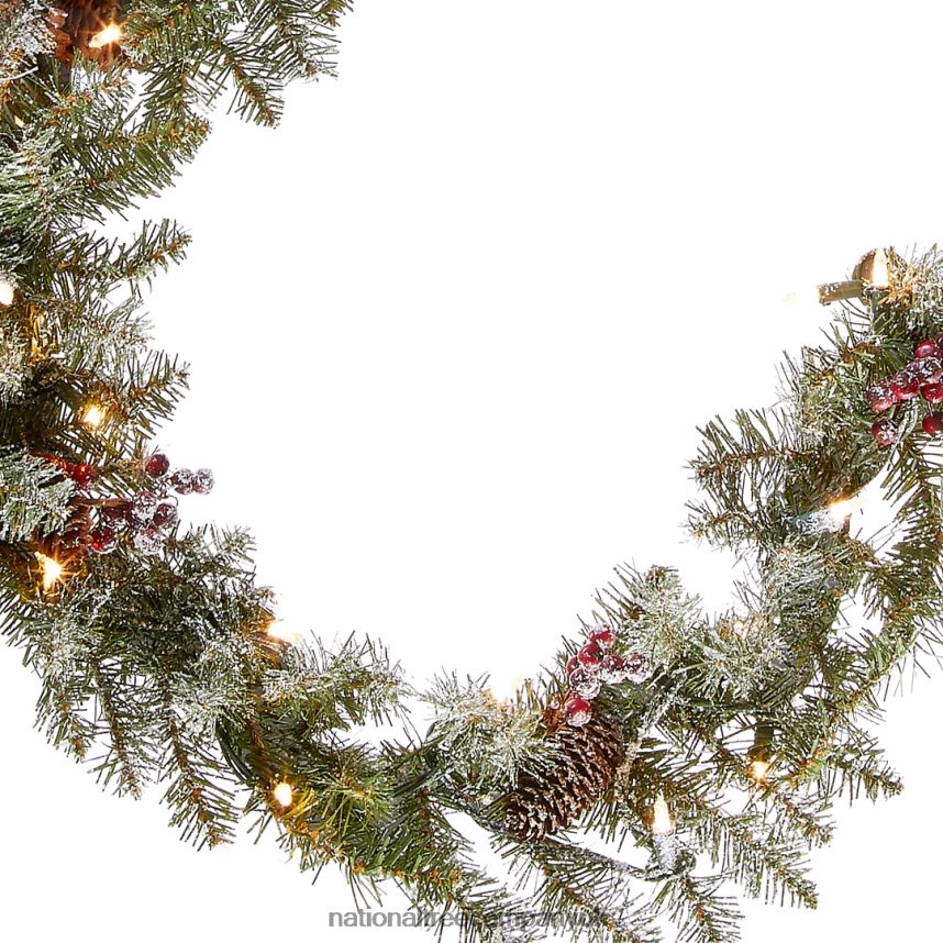 Greenery | National Tree Company 9 ft Dunhill(R) Fir Garland with Clear Lights F2L4F346